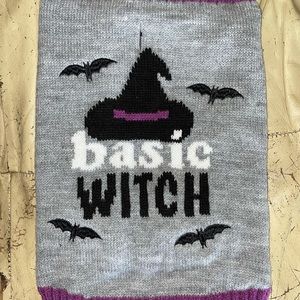 Large dog Halloween witch sweater! New!